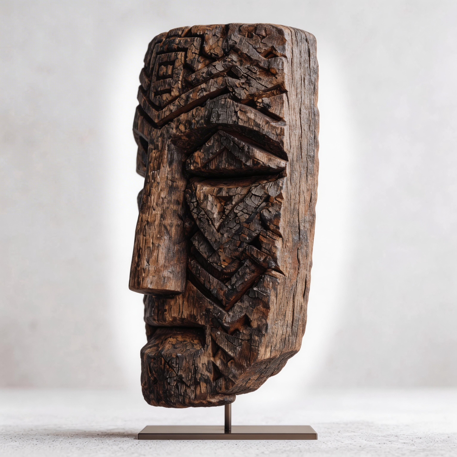 Zigzag Ancestor l Wood Sculpture