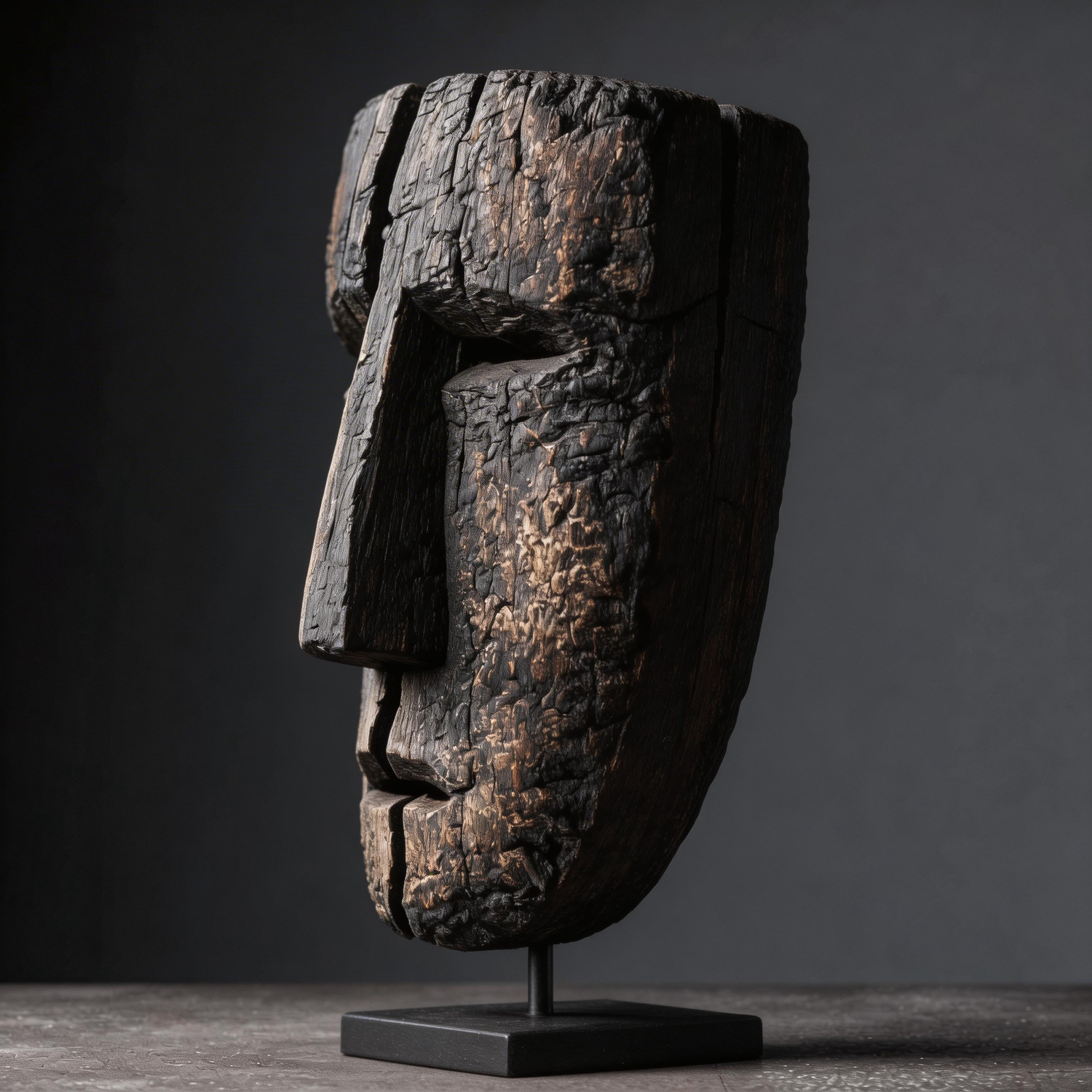 Split Ancestor l Wood Sculpture