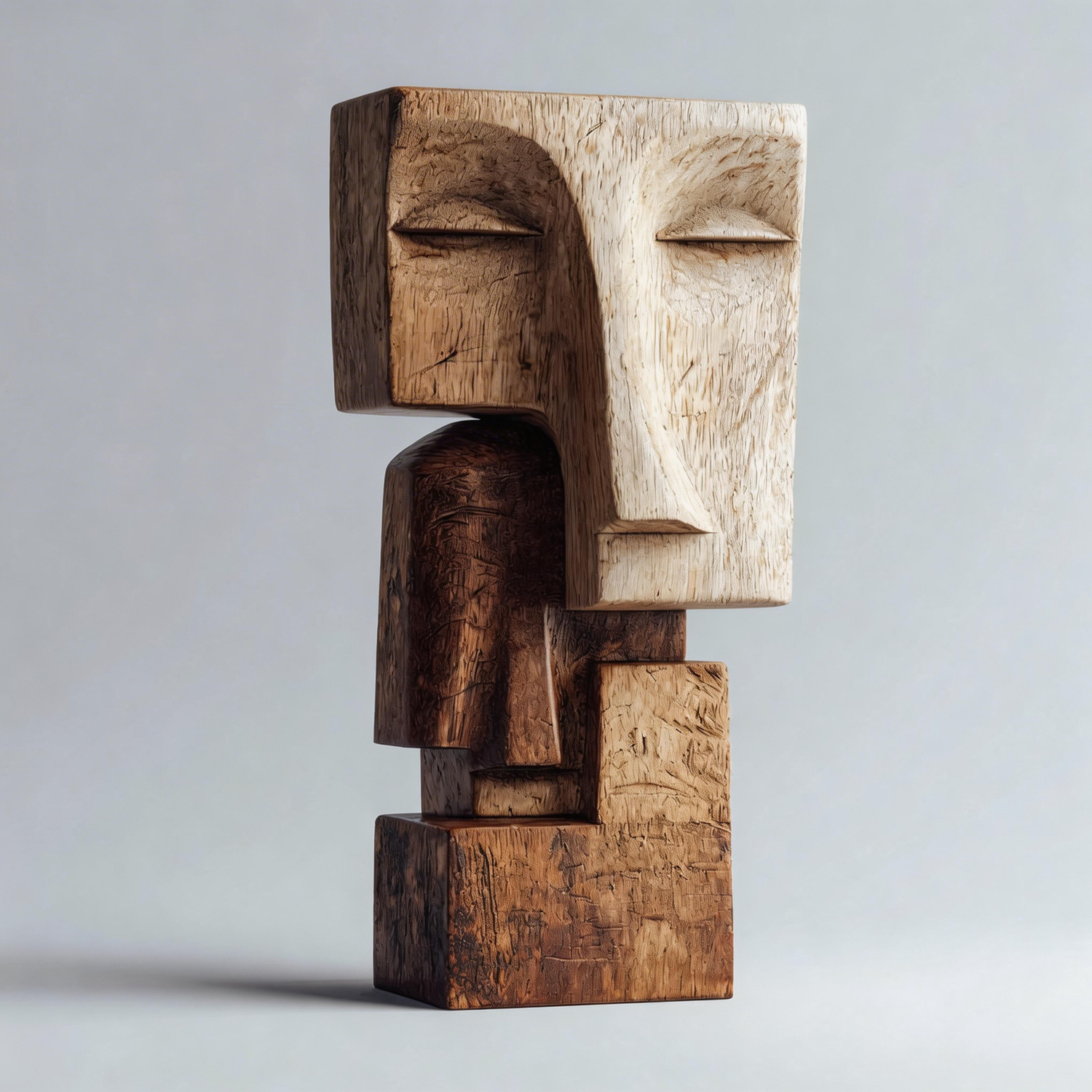 Stacked Visions l Wood Sculpture