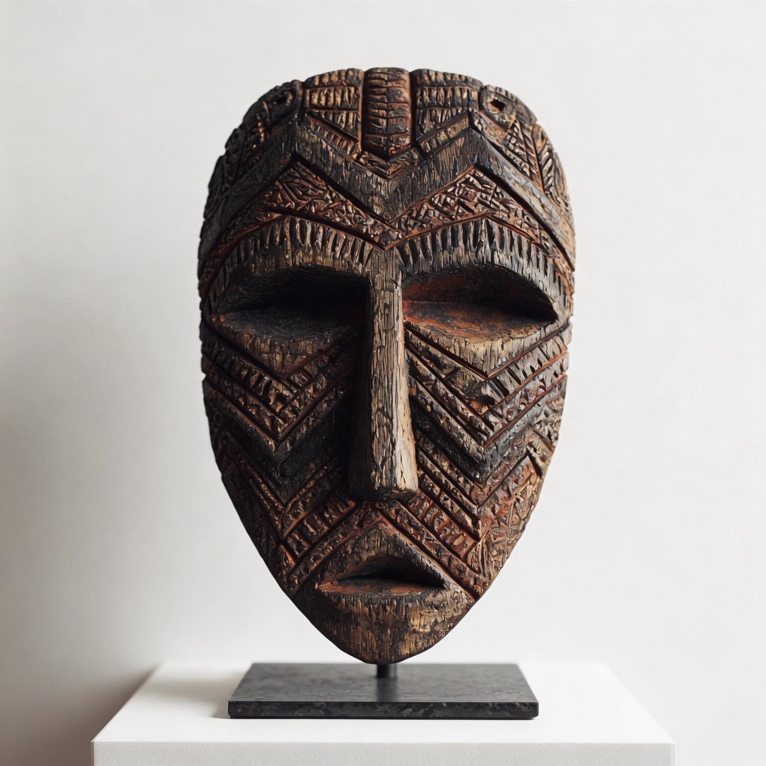 Zigzag Sentinel l Wood Sculpture