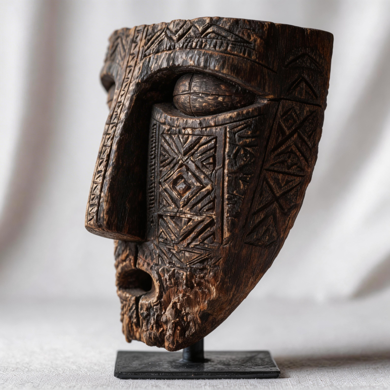 Ancestral Whisper l Wood Sculpture
