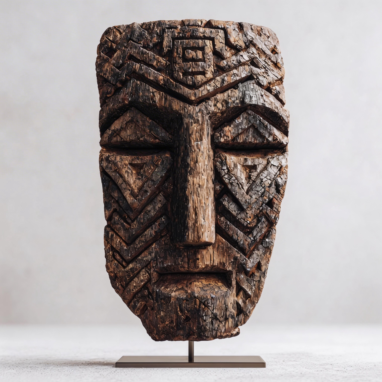 Zigzag Ancestor l Wood Sculpture
