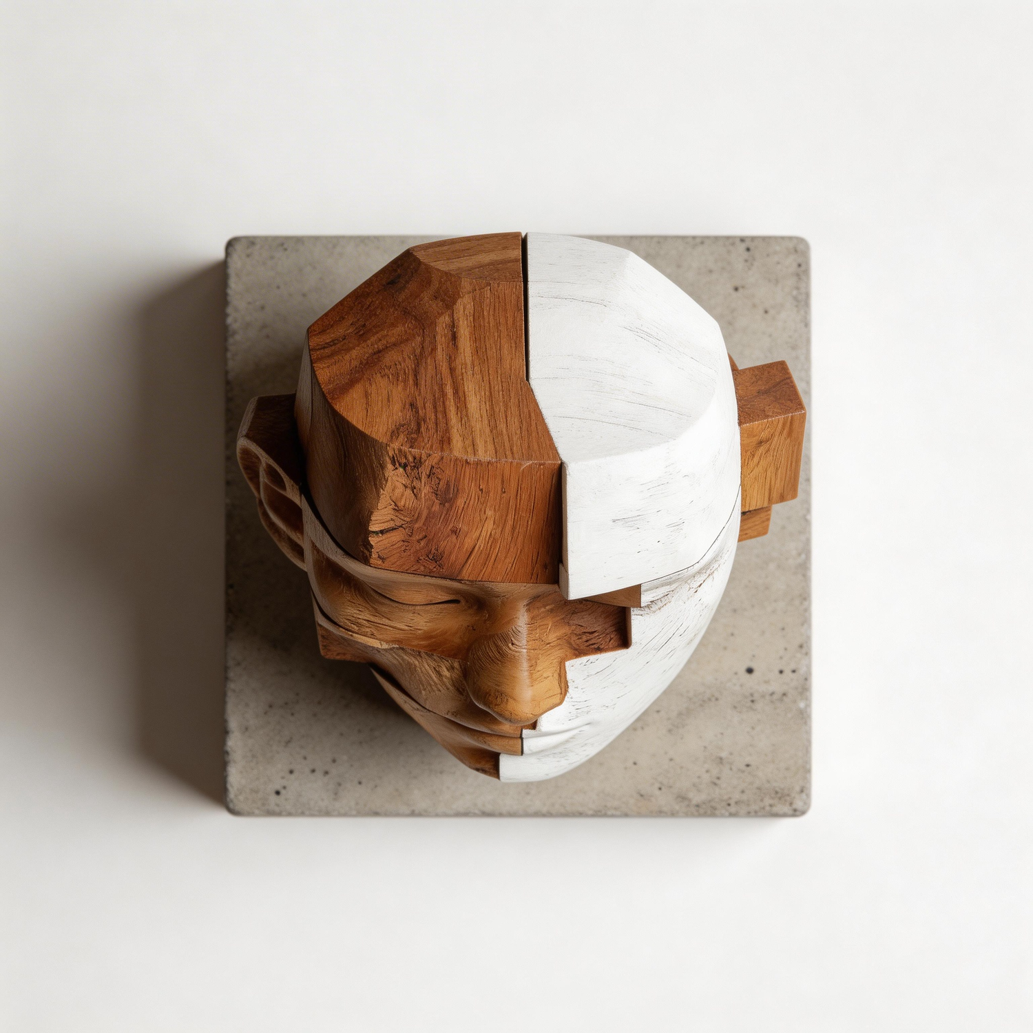 Fragmented Identity l Wood Sculpture