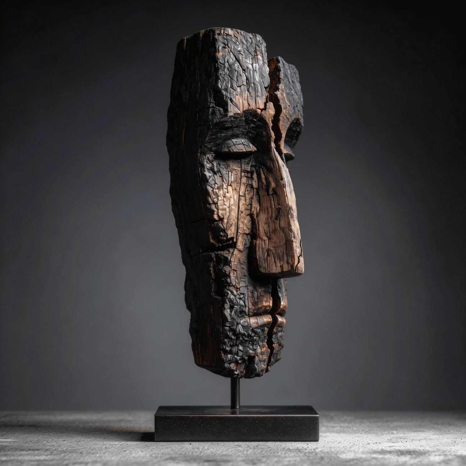 Fractured Serenity l Wood Sculpture