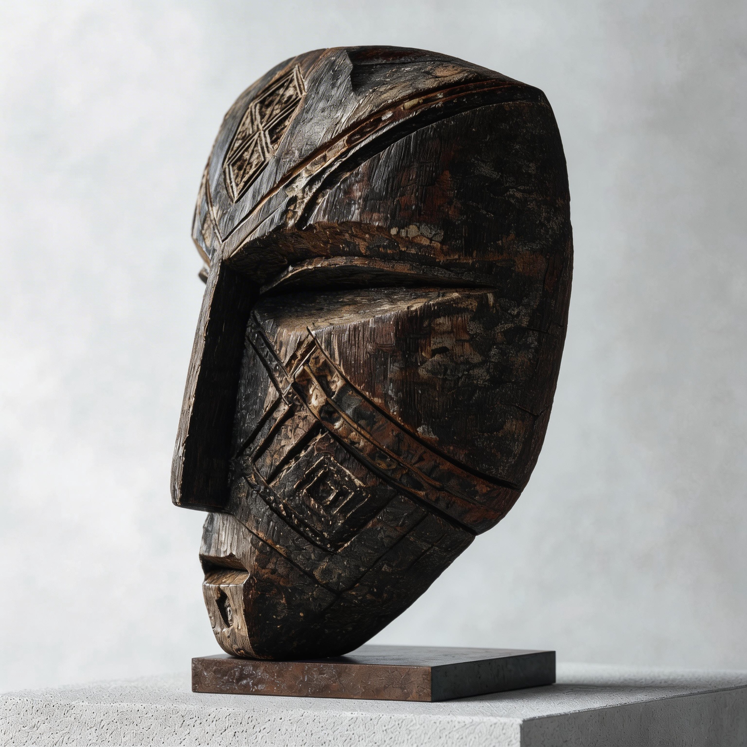 Tribal Echo l Wood Sculpture