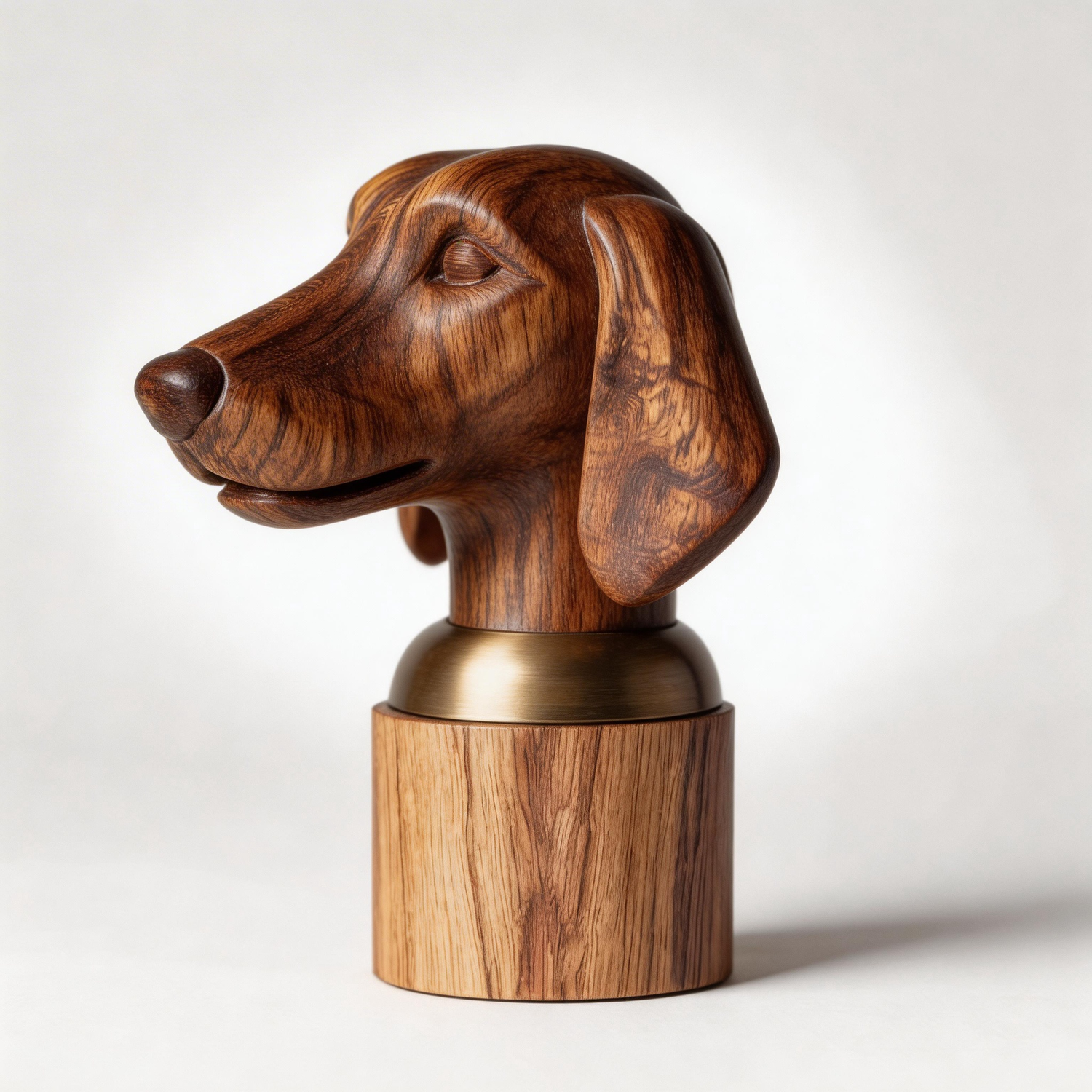 Playful Canine Bust