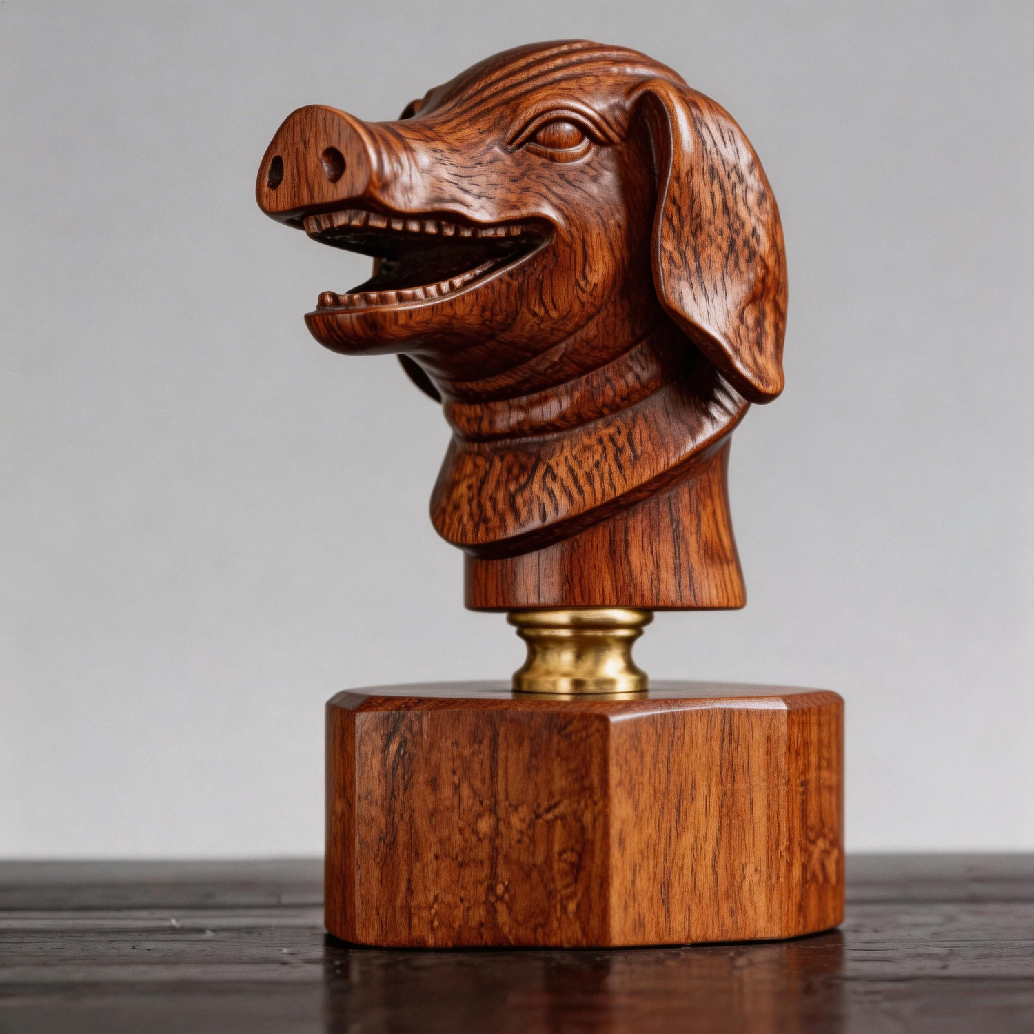 Porcine Realism Sculpture