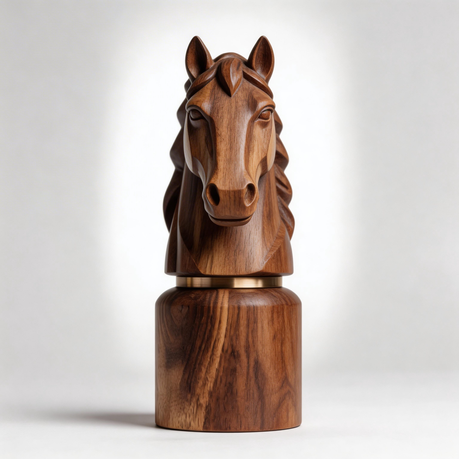 Faceted Equine Bust