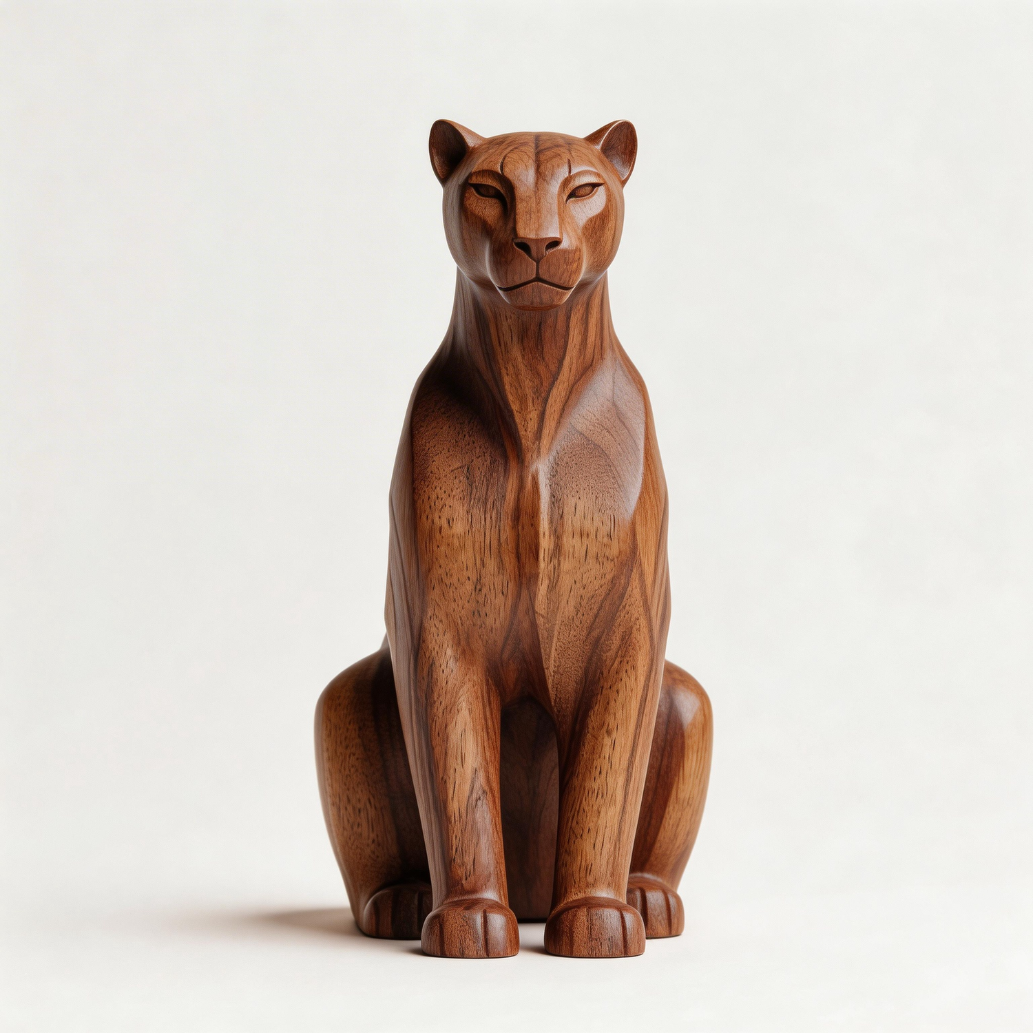 Panther Silhouette Sculpture