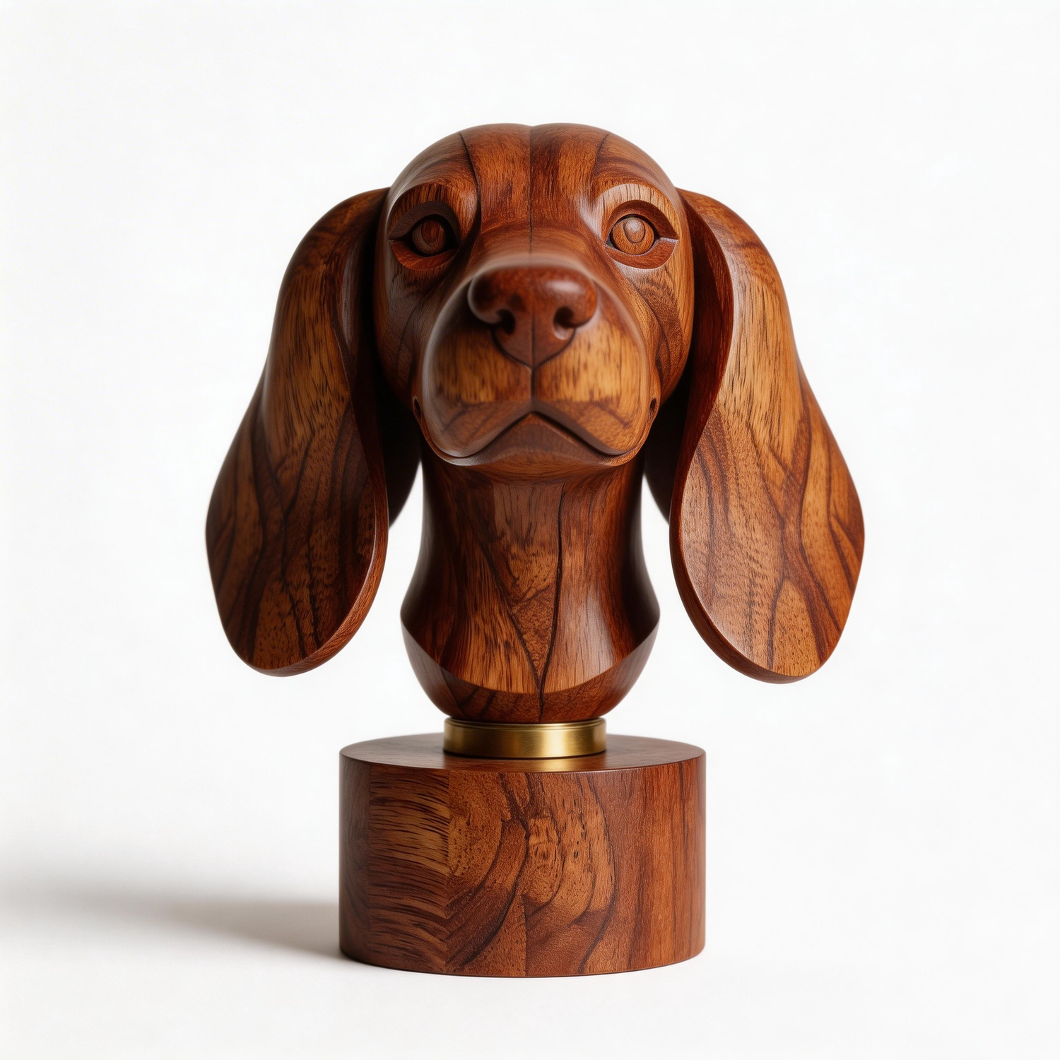 Modern Canine Profile Sculpture
