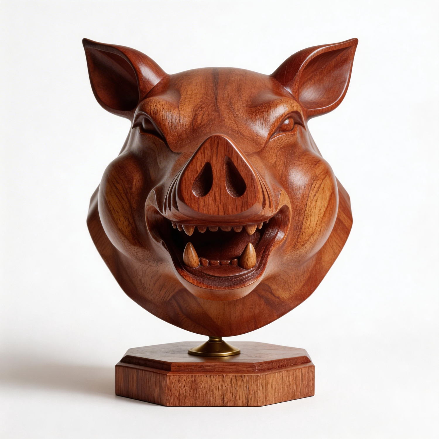 Wild Boar Lignum Sculpture