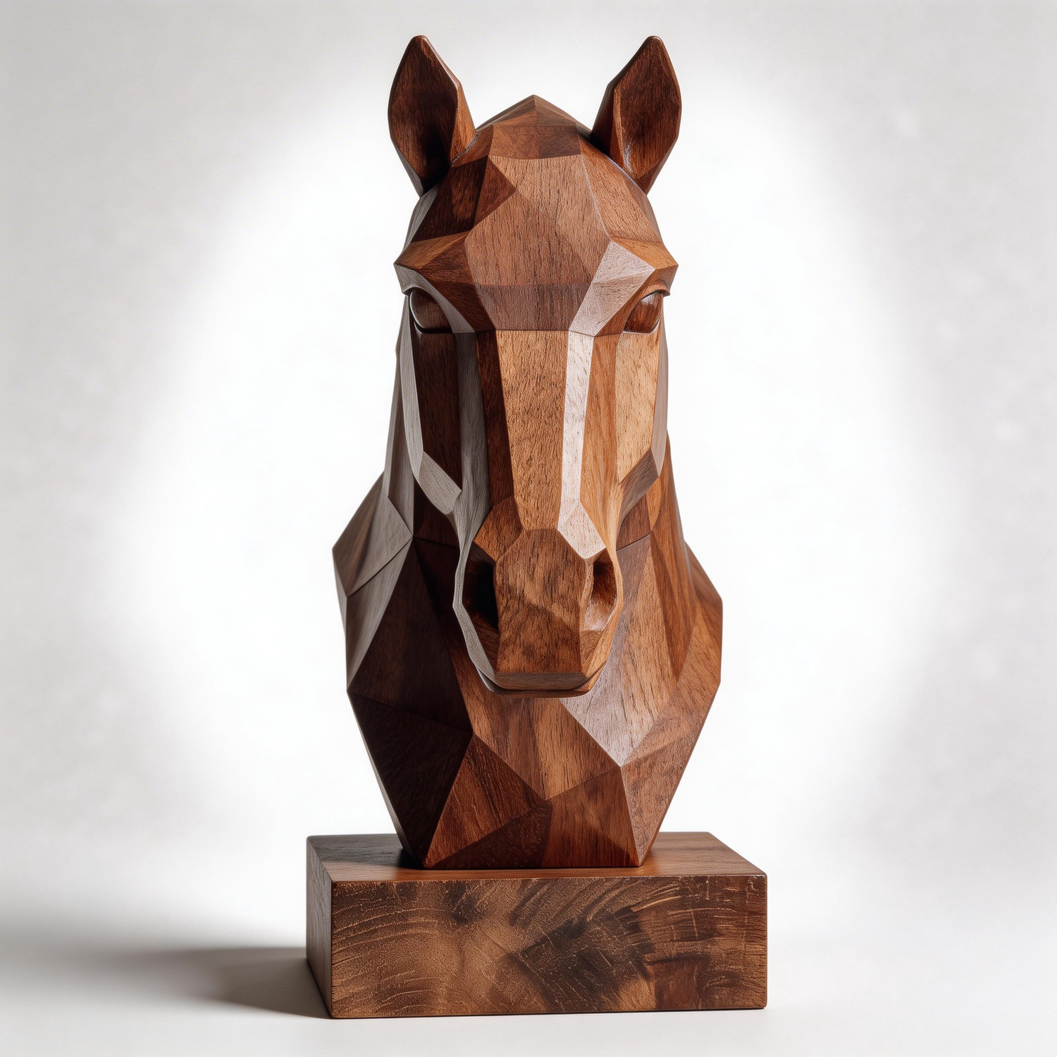 Polygonal Equestrian Sculpture