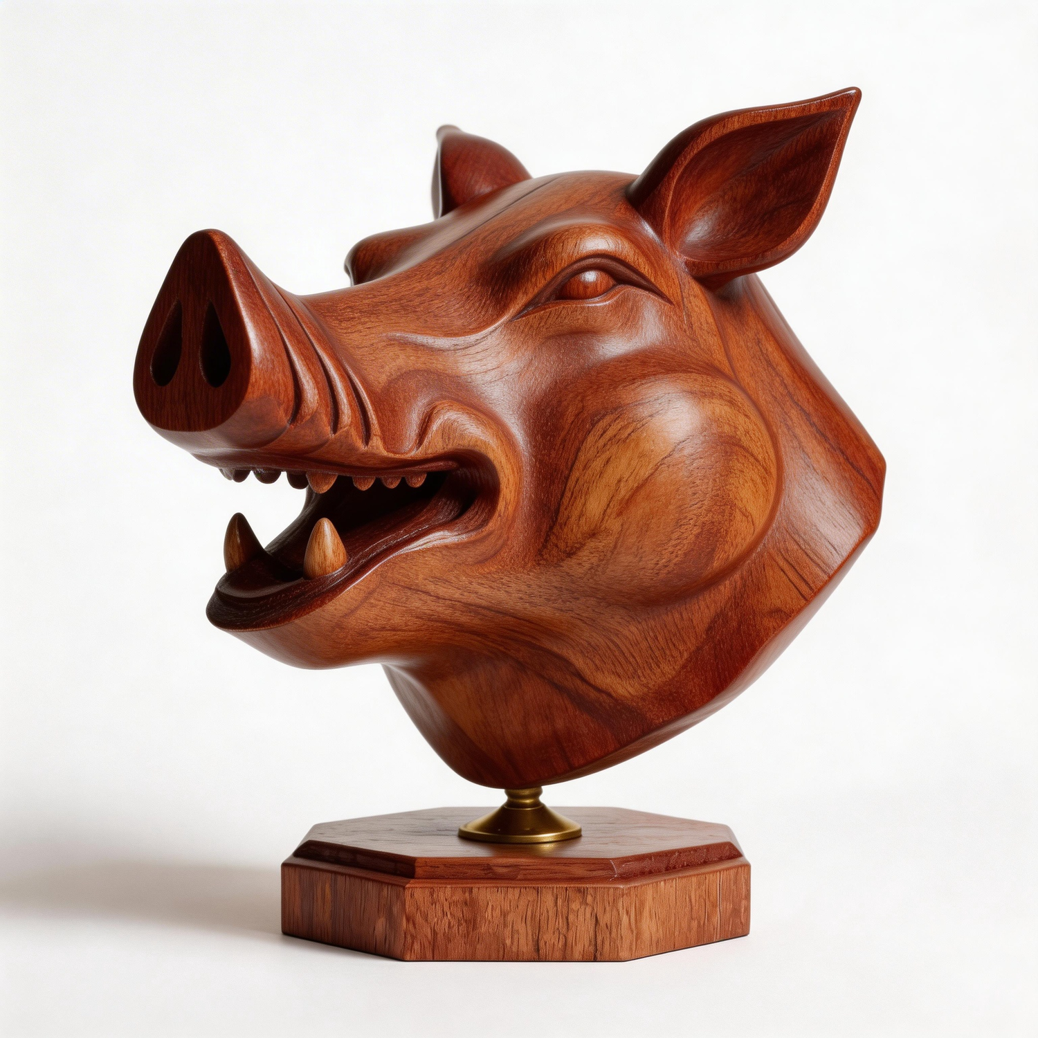 Wild Boar Lignum Sculpture