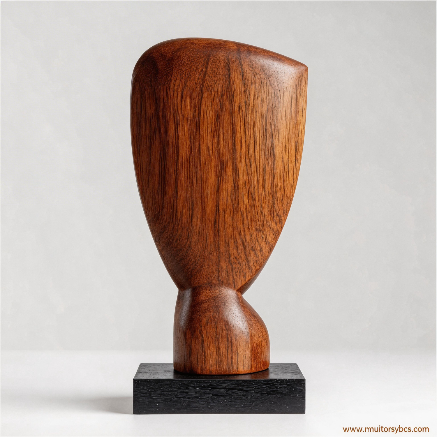 Asymmetrical Silence Gesture Mask Sculpture