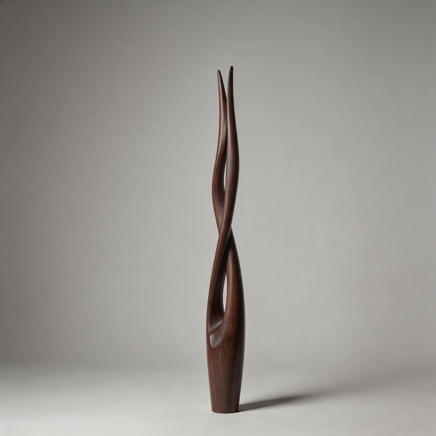Bulbous Helix    | Large Wood Sculpture