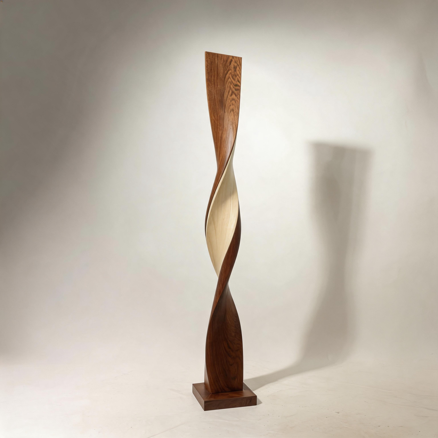 Lumen Twist   | Large Wood Sculpture