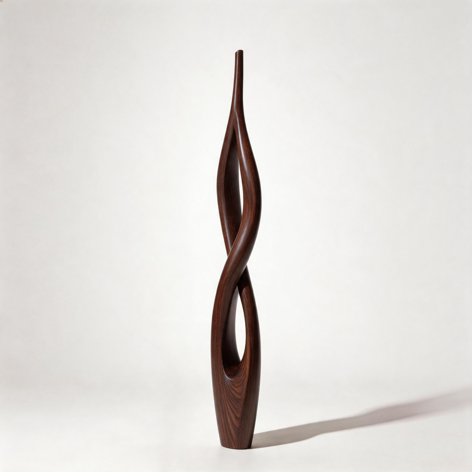 Slender Twin Spire    | Large Wood Sculpture